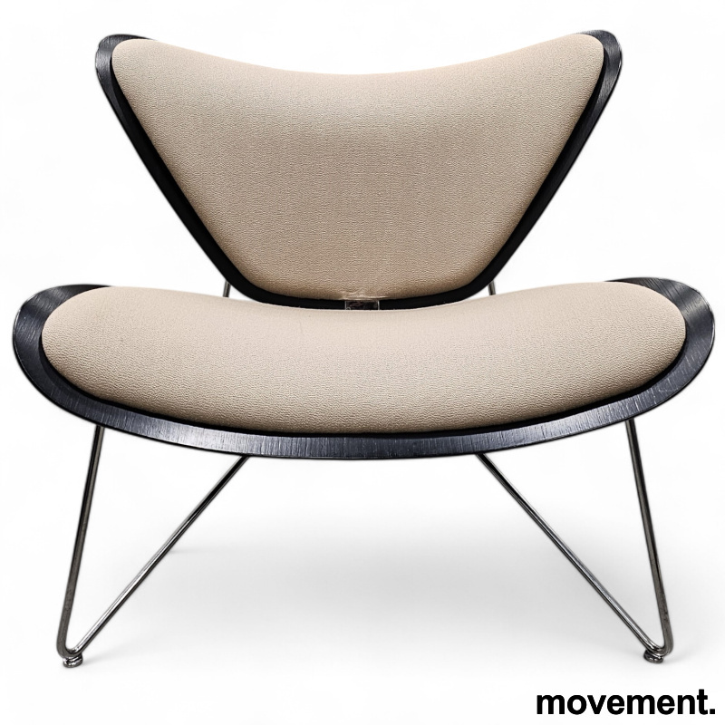 Copenhagen Beige stoff, sortlakkert - 2 / 3