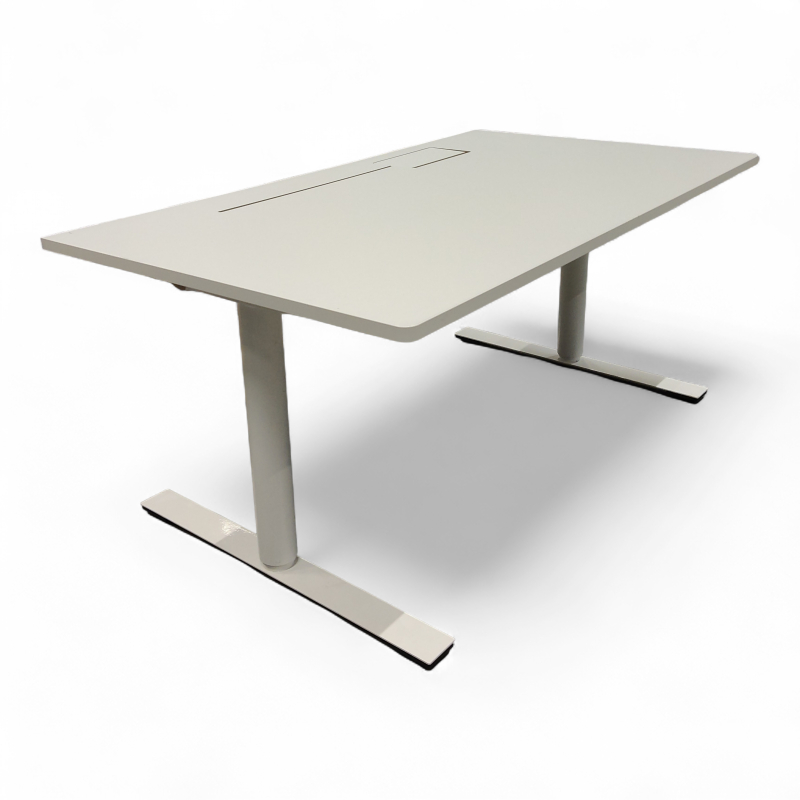 Hevsenk 140x80cm Hvit, Pent brukt