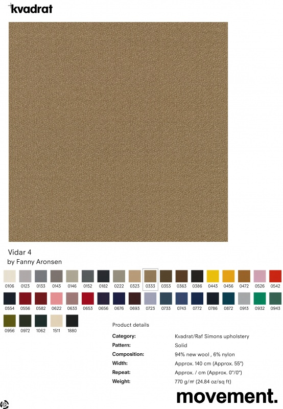 Circus Pouf small duo Beige stoff - 5 / 5