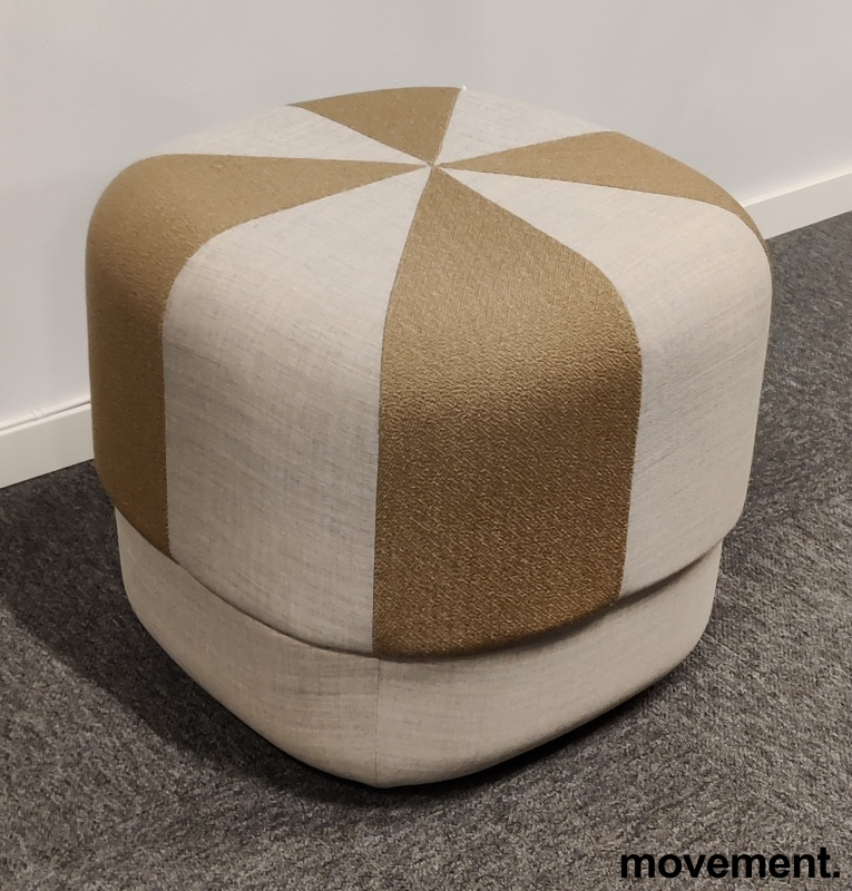 Circus Pouf small duo Beige stoff