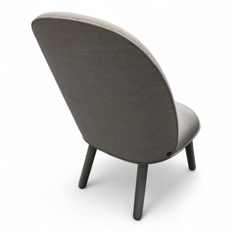 Ace Lounge Chair Oak Grått stoff,