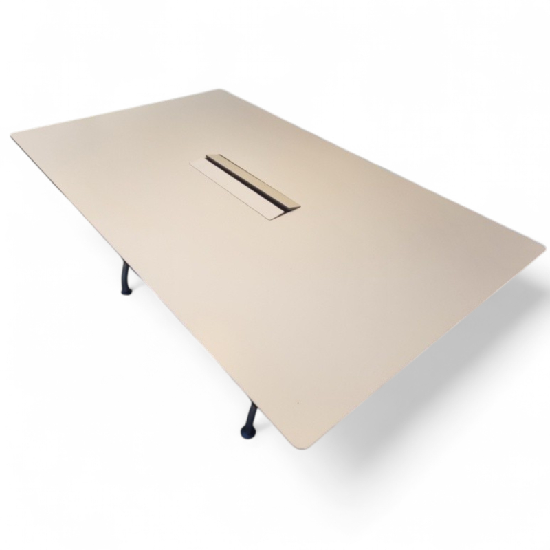 Møtebord 180x110cm Hvit laminat,