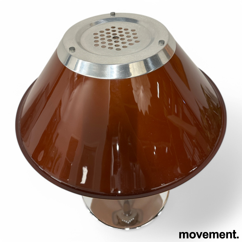 Mars bordlampe Brun skjerm, krom - 2 / 2