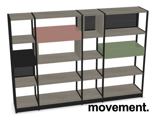 Combus reol-system 4A4 222,5cm, - 2 / 2