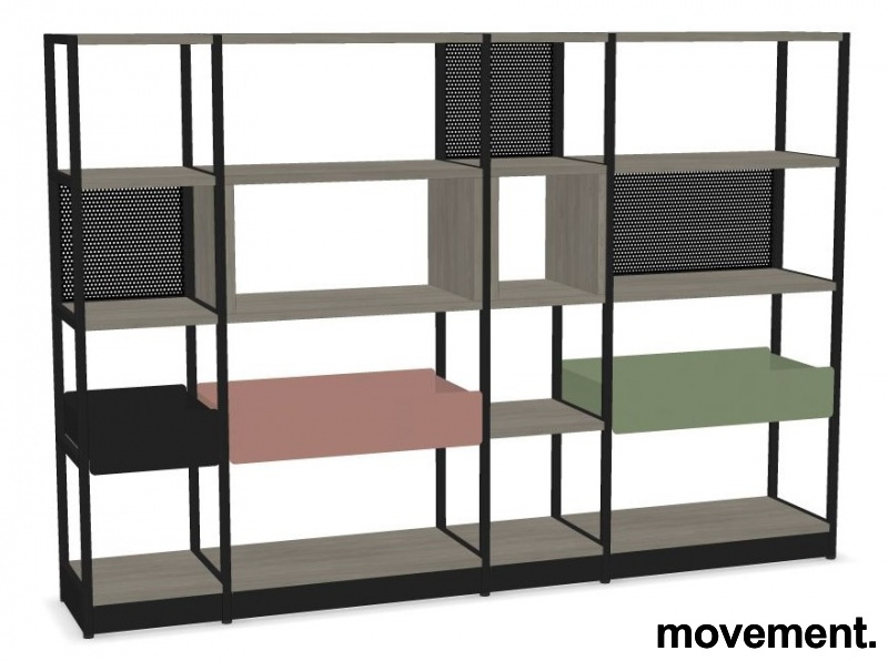 Combus reol-system 4A4 222,5cm, - 1 / 2