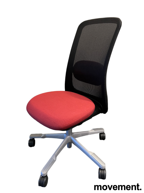 Sofi 7502 Comm  Rødt stoff, sort - 1 / 3