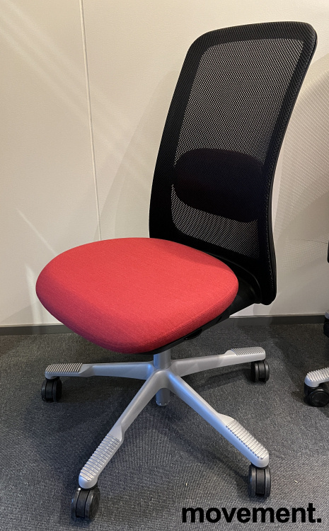 Sofi 7502 Comm  Rødt stoff, sort - 2 / 3