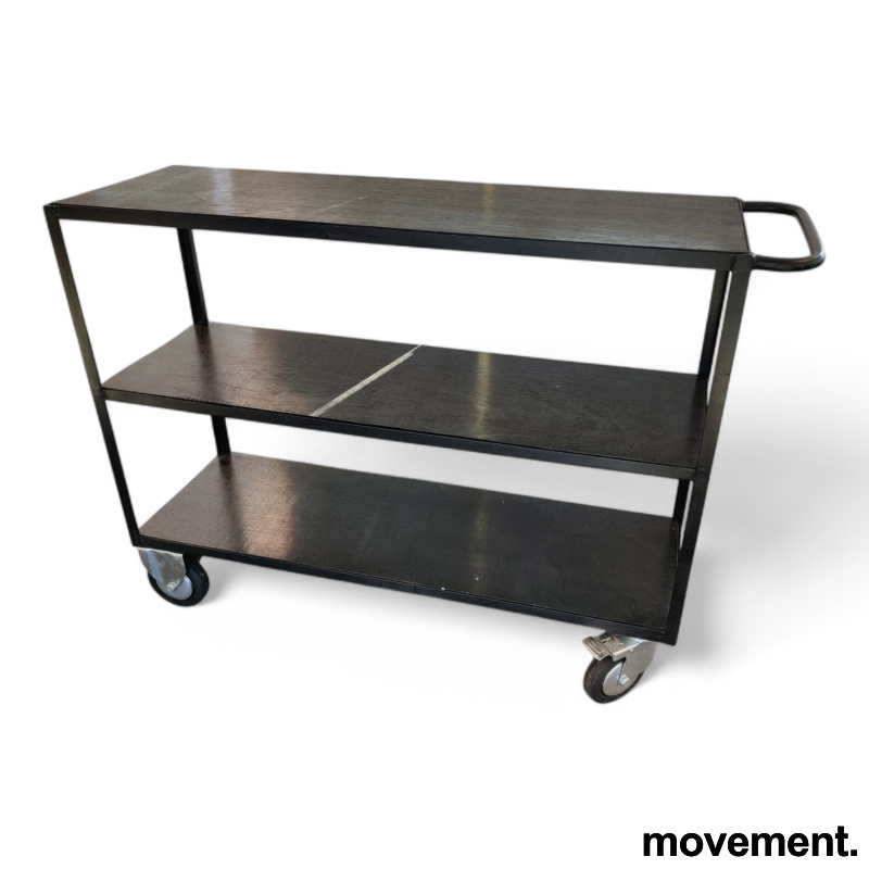 Tralle 130x40cm Sortbeiset, Pent - 2 / 6