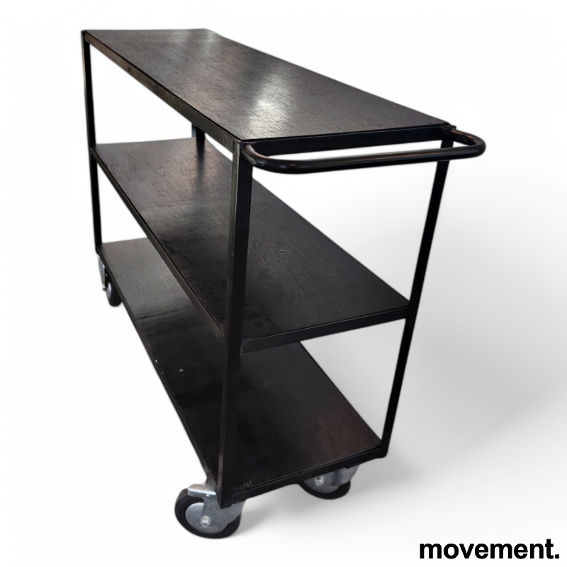 Tralle 130x40cm Sortbeiset, Pent - 4 / 6