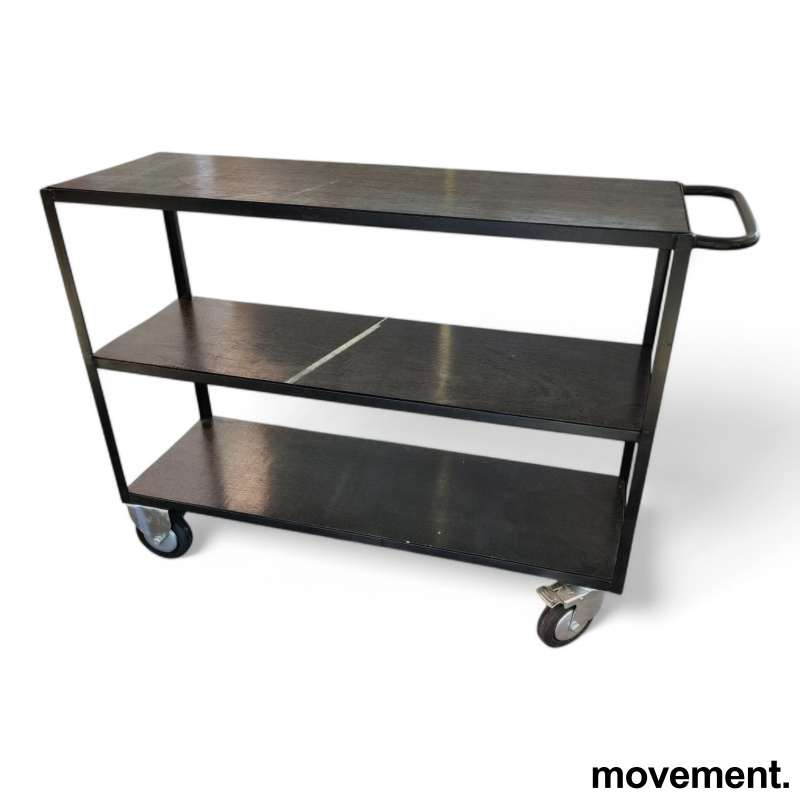 Tralle 130x40cm Sortbeiset, Pent