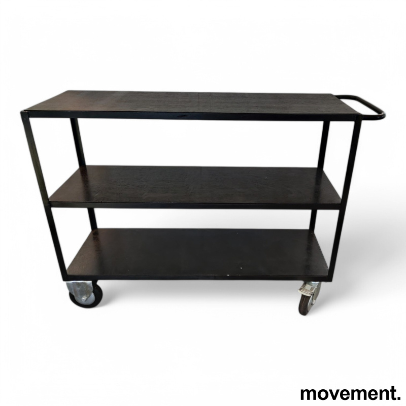 Tralle 130x40cm Sortbeiset, Pent