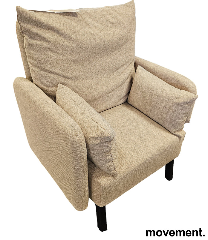 Dahlia 821 Beige stoff, ben i sort,