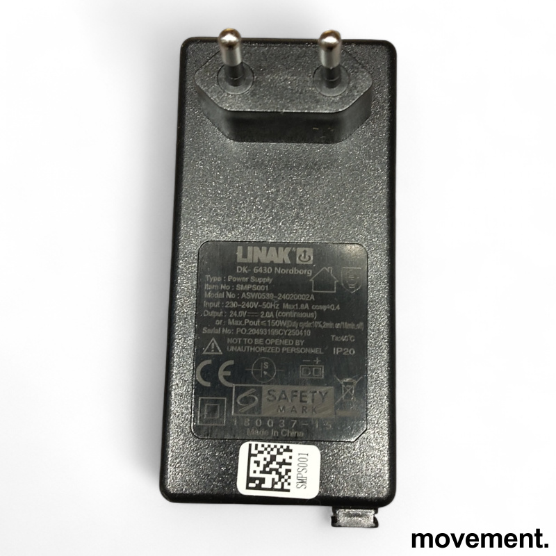 Strømforsyning DL5 IC Sort, Ny - 1 / 3