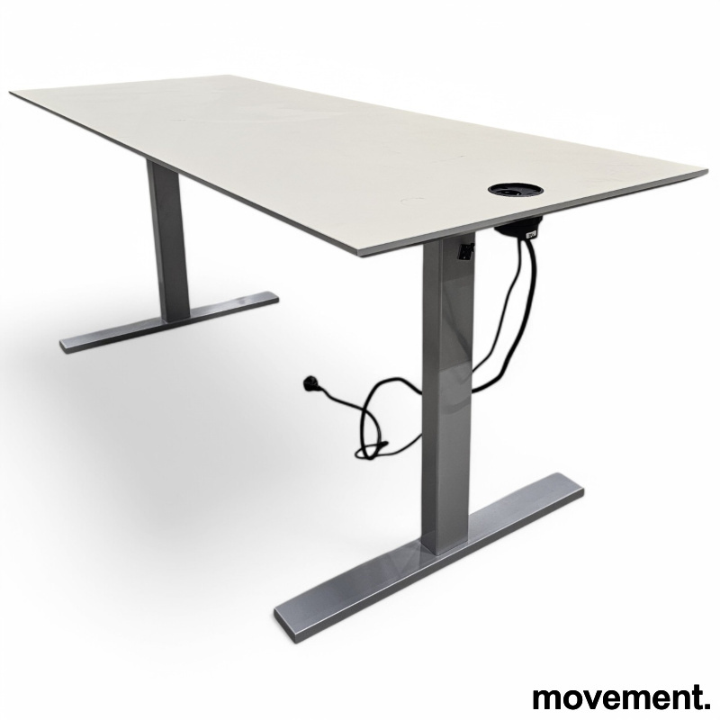 Møtebord 180x70cm Beige linoleum, - 2 / 3