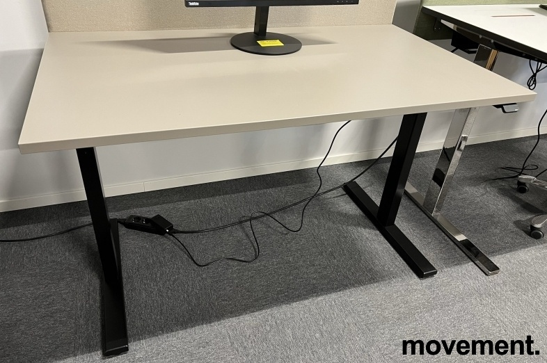 140x80 hevsenk Varmgrå laminat - 1 / 3