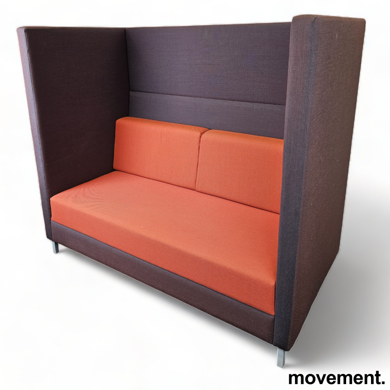 Elect 2-seter alkovesofa Brunblått