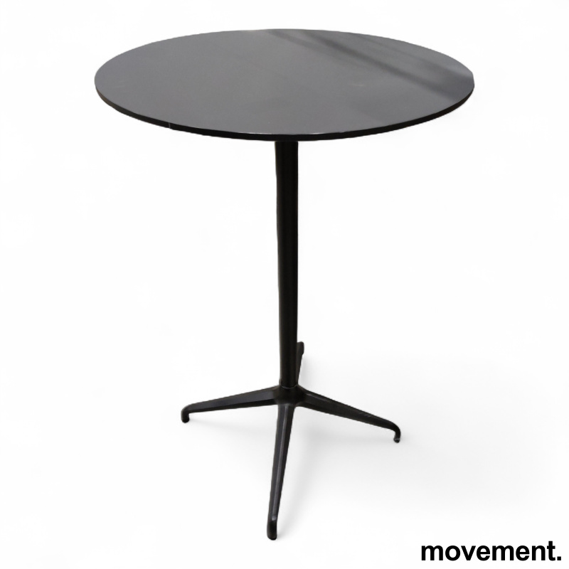 Barbord Ø=70cm, Høyde 110cm Sort - 1 / 2