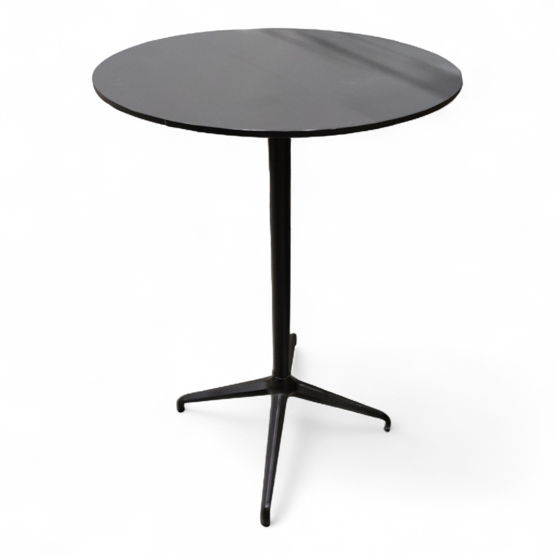 Barbord Ø=70cm, Høyde 110cm Sort