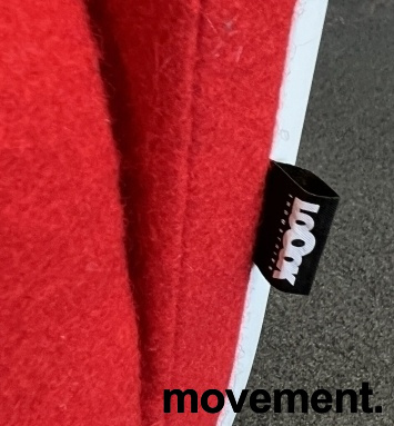 The Box Lounger Rødt stoff, hvit - 3 / 3