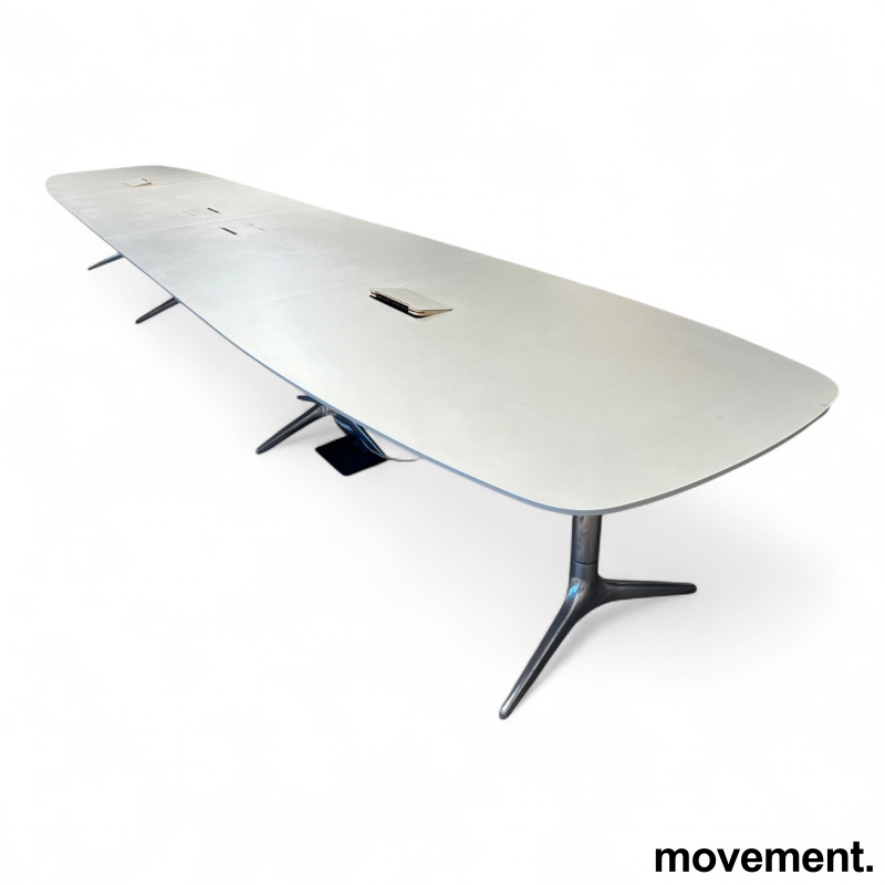 Hidetech møtebord 430x110cm Beige