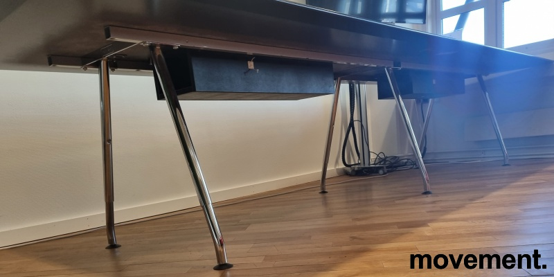 Møtebord 360x110cm Hvit laminat, - 4 / 5