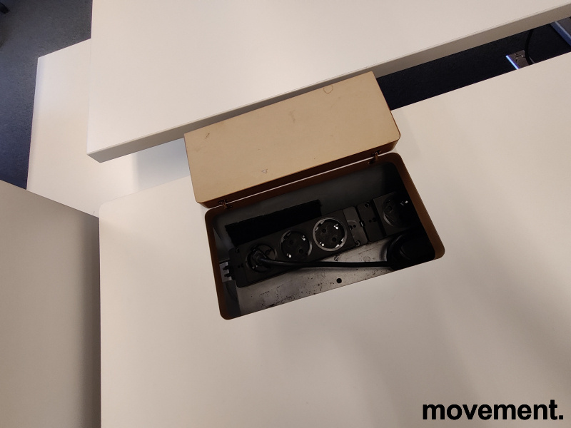 Delta hevsenk 180x80 Hvit laminat - 3 / 4