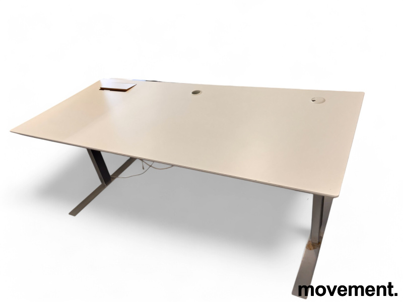 Delta hevsenk 180x80 Hvit laminat - 1 / 4