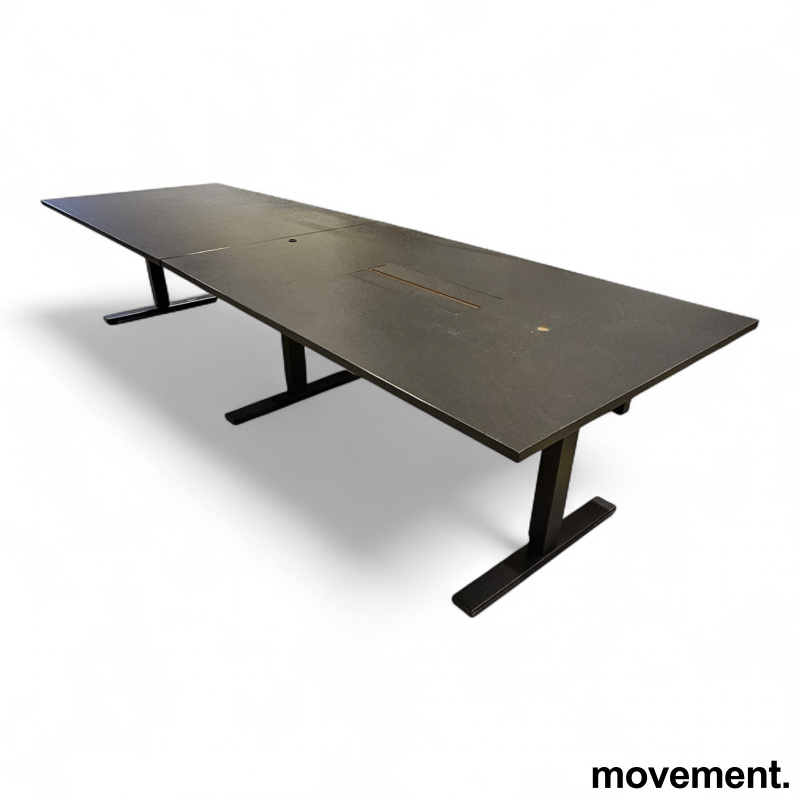 Snittsa møtebord 320x100cm Sort - 1 / 2