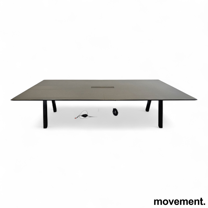 Factor møtebord 300x120cm Sort - 1 / 2