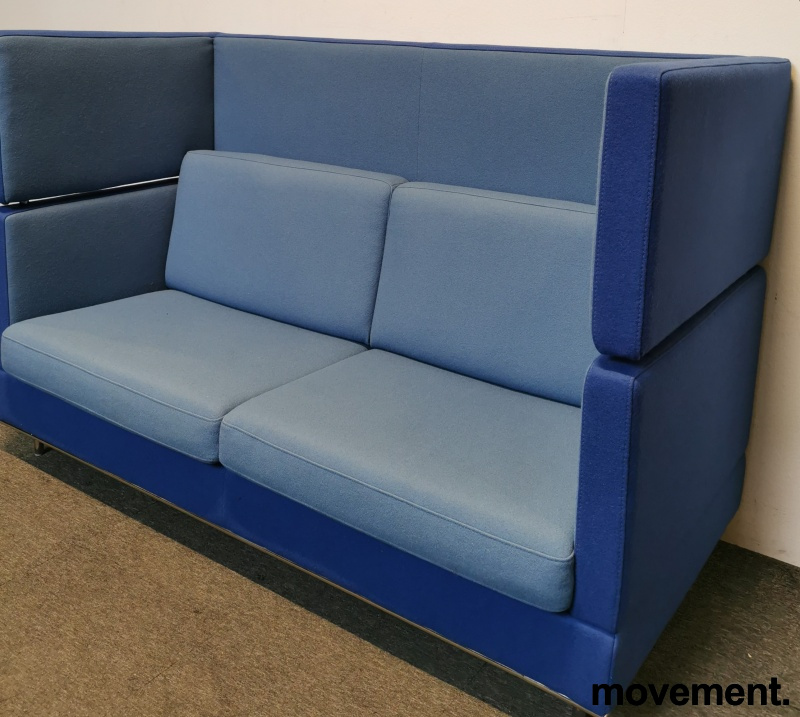 Inkoo pro high 2-seter Blått stoff - 2 / 3