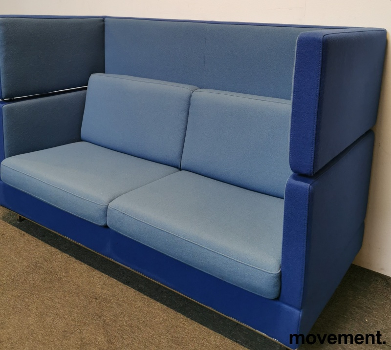 Inkoo pro high 2-seter Blått stoff