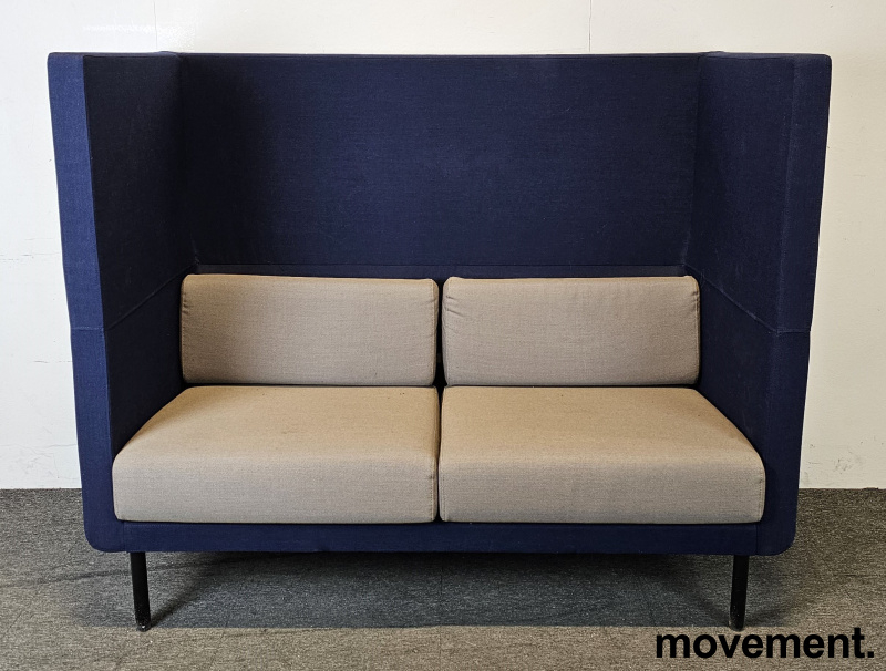 2-seter alkovesofa  158 cm Blått