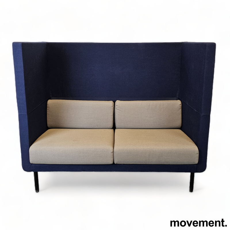 2-seter alkovesofa  158 cm Blått