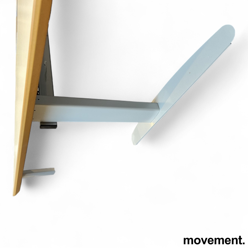 Hevsenk skrivebord 180x100cm Hvit - 2 / 4