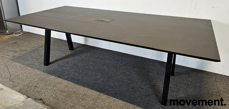 Factor møtebord 240x120cm Sort - 3 / 5