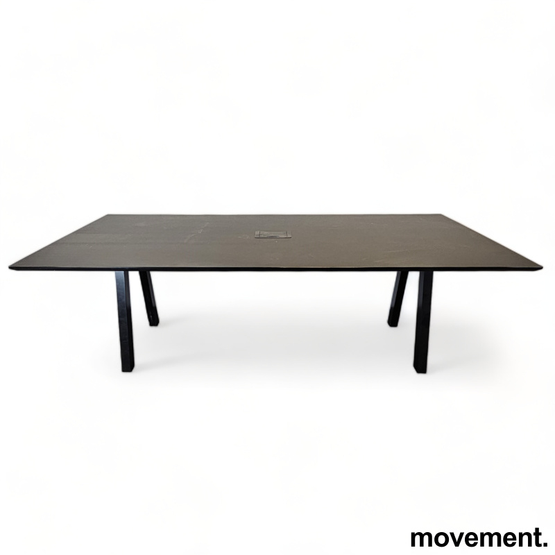 Factor møtebord 240x120cm Sort