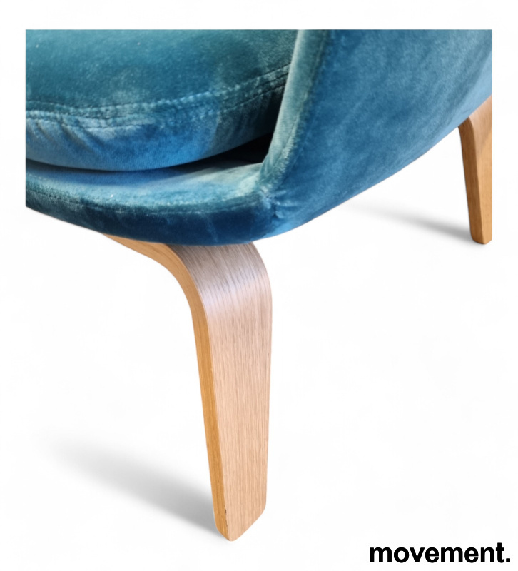 Era Lounge Chair low wood Sjøgrønt - 4 / 5