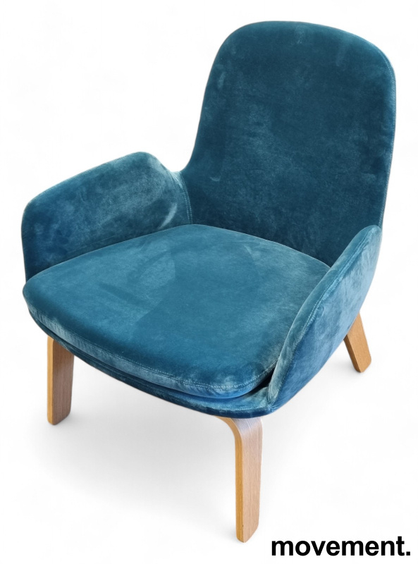 Era Lounge Chair low wood Sjøgrønt