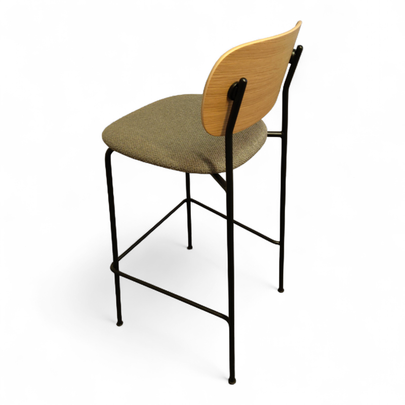 Co Chair bar, polstret sete, høy