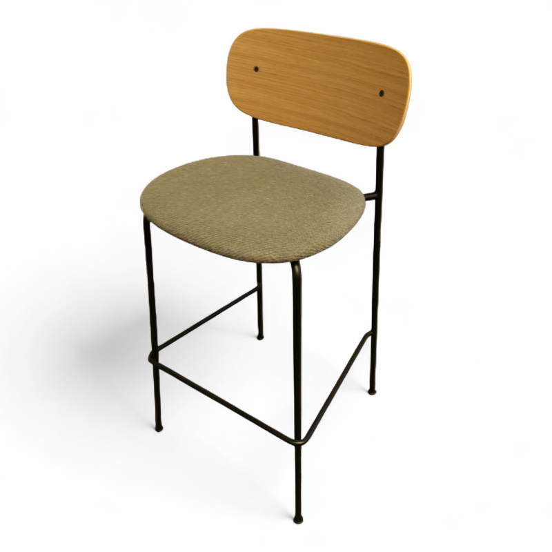 Co Chair bar, polstret sete, høy