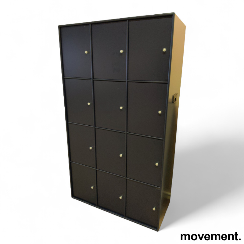 Lukeskap 12 luker, RFID Mørk blå, - 1 / 3