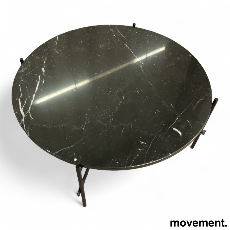 TS Coffee table Marble Ø=105cm Sort - 3 / 3