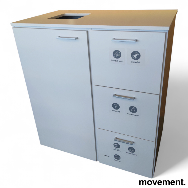 CombiLine avfallsstasjon 105cm, 1 - 1 / 4