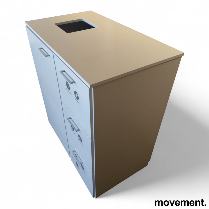 CombiLine avfallsstasjon 105cm, 1 - 4 / 4