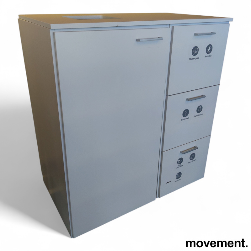 CombiLine avfallsstasjon 105cm, 1 - 2 / 4