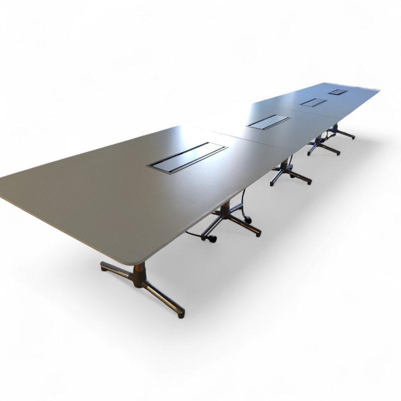 Next møtebord 560x90cm Hvit