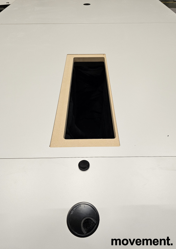 Møtebord i lys grå HPL / sort eik - 4 / 4