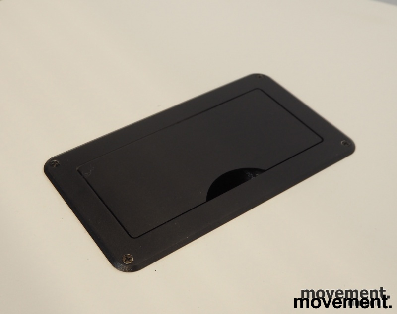 Møtebord 190x85cm Hvit laminat, - 4 / 5