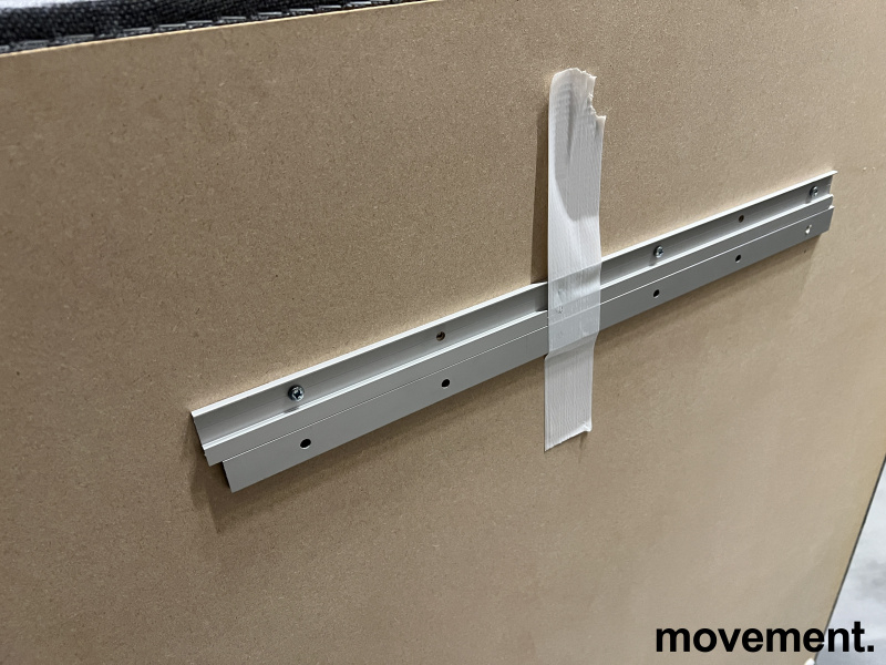 Timber 120x120cm Grått stoff, Pent