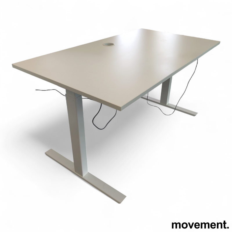 VX8 hevsenk 140x80cm Hvit laminat, - 1 / 2